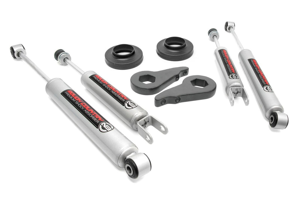 Rough Country 2 Inch Lift Kit - Chevy Suburban 1500 Z71 Tahoe Z71 2WD 4WD (00-06)