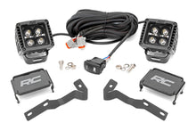 Load image into Gallery viewer, Rough Country - LED Light Kit - Ditch Mount - 2" Black Pair - White DRL - Toyota Tacoma (05-15) - 71089