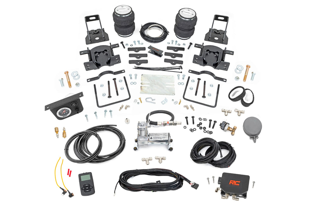 Air Spring Kit W Compressor - Wireless Controller - Ford F-250 F-350 Super Duty 4WD (2005-2016)