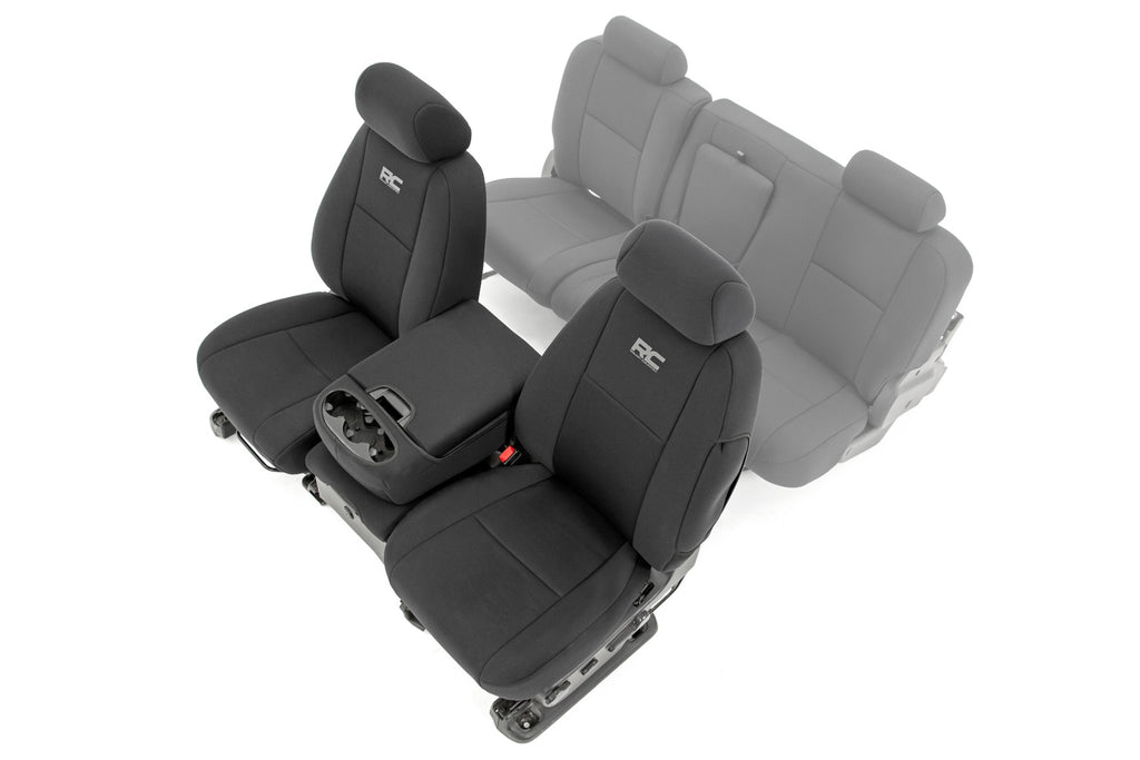 Rough Country Seat Covers - Front 40 40 20 - Chevy GMC 1500 2500HD (07-13)