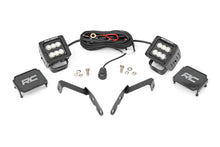 Load image into Gallery viewer, Rough Country - LED Light - Ditch Mount - 2" -  Black Pair - Flood - Chevy 1500 (2007-2013) - 71059