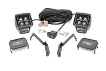 Load image into Gallery viewer, Rough Country - LED Light - Ditch Mount - 2" -  Black Pair - Amber DRL - Chevy 1500 (2007-2013) - 71061