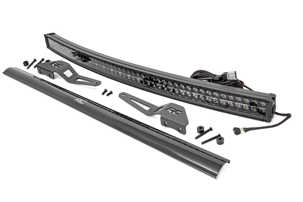 Rough Country - LED Light Kit - 50 Inch Curved - Dual Row DRL - Black Series - Toyota FJ Cruiser (07-14) - 71203