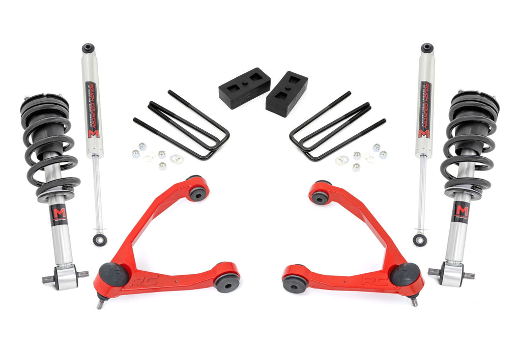 3.5 Inch Lift Kit - Cast Steel - M1 Strut - Chevy GMC 1500