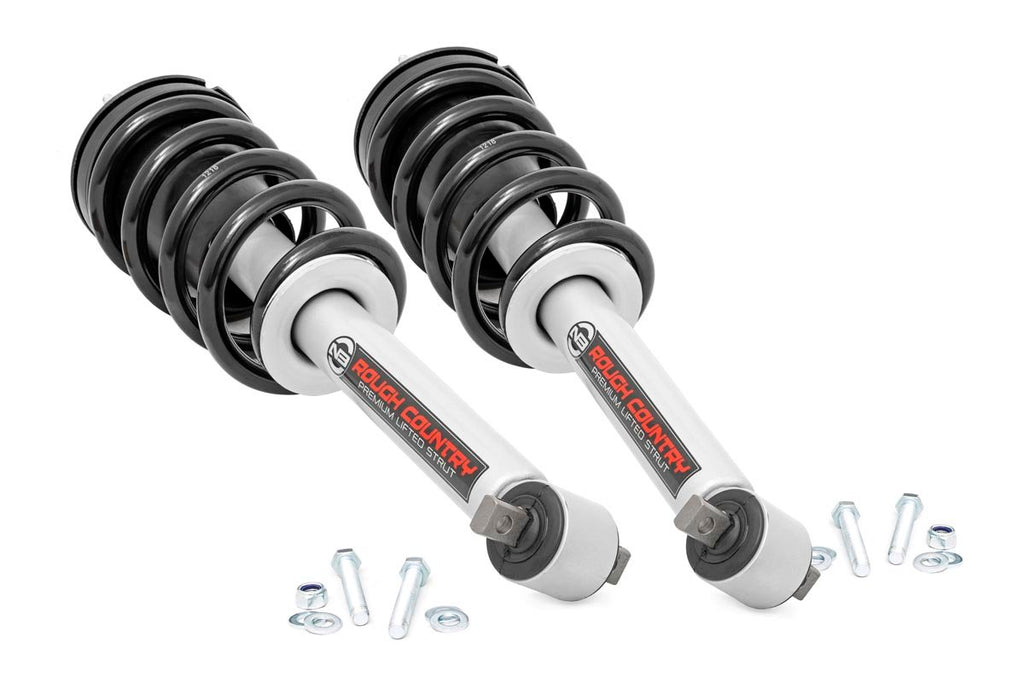 Rough Country Loaded Strut Pair - 5 Inch - Chevy GMC 1500 Truck & SUV (07-14)