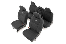Load image into Gallery viewer, Rough Country Seat Covers - FR Bucket RR W Arm Rest - Ram 1500 (09-18) 2500 (10-18)