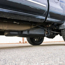Load image into Gallery viewer, Rear view of a GM Duramax truck showcasing the space for the 62-gallon fuel tank installation