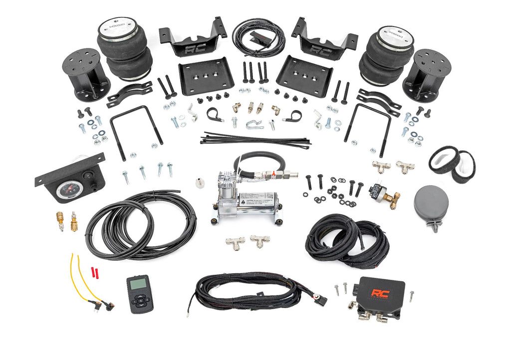 Air Spring Kit W Compressor - Wireless Controller - 5 Inch Lift Kit - Chevy GMC 1500 (07-18)
