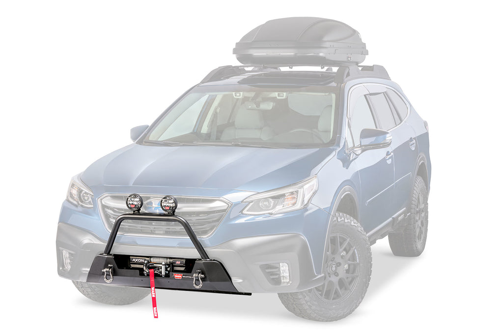 Semi-Hidden Winch Mount For Subaru Outback - Warn 106396
