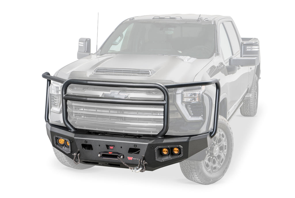 Ascent Hd Bumper Silverado Hd With Prerunner Guard - Warn 110913