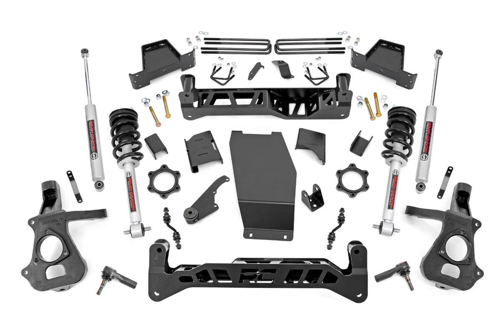 7 Inch Lift Kit - Alum Stamp Steel - FR N3 - Chevy GMC 1500