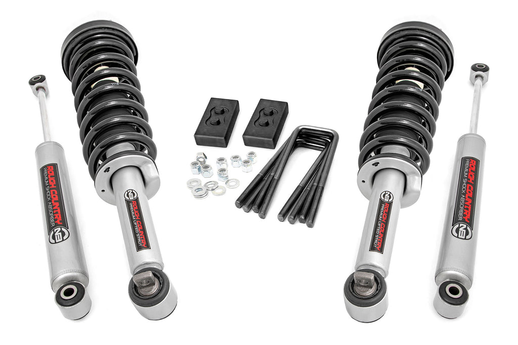Rough Country 2 Inch Lift Kit - N3 Struts N3 - Ford F-150 4WD (2014-2020)