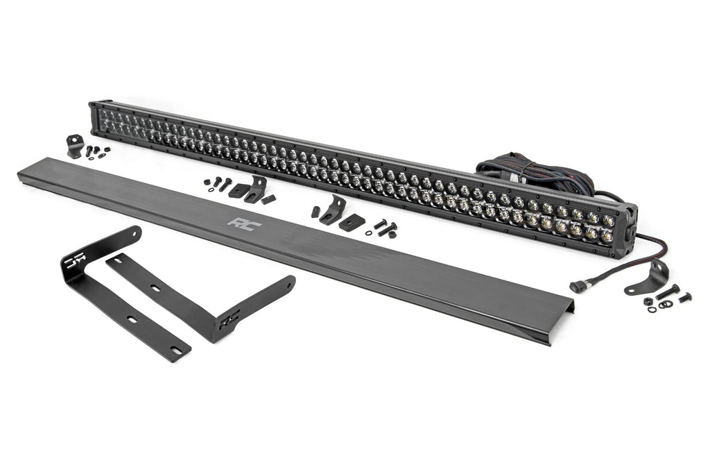 LED Black Dual Row DRL Light Bar Kit - 50 Inch - Kubota RTV-X1120 Deluxe (18-22) RTV-X1120D (14-17)