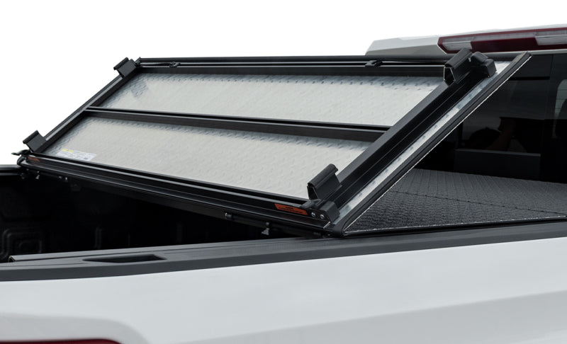 Access 2022+ Rivian R1T 4ft 6in Bed (w/ OEM Tonneau Track) LOMAX ProSeries Cover -Black Diamond Mist