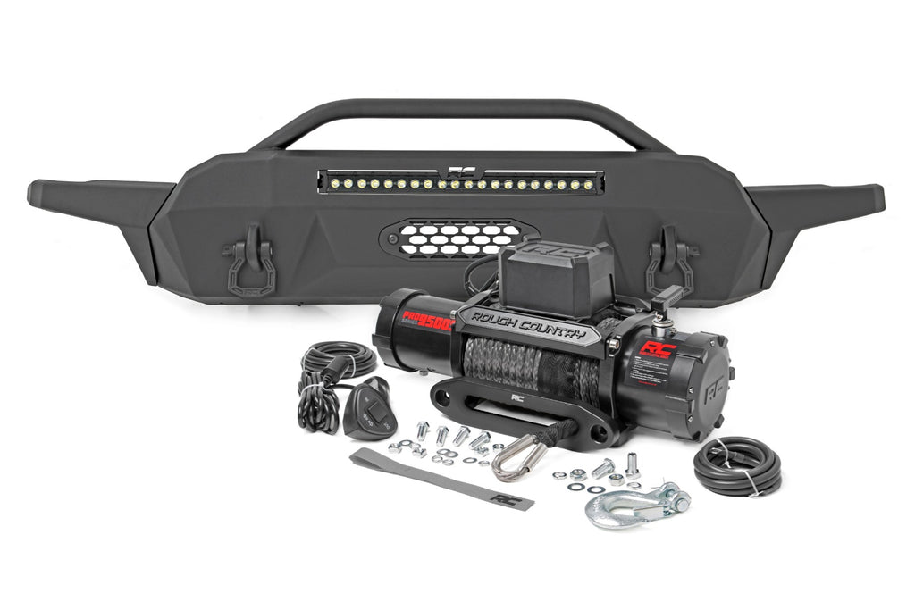 Front Bumper - High Clearance - Hybrid - 20 In. Blk LED - Toyota Tacoma 4WD (2016-2023)