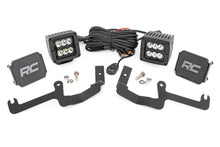 Load image into Gallery viewer, Rough Country - LED Light - Ditch Mount - 2" Black Pair - Spot - Chevy Silverado 1500 (19-23) - 70841