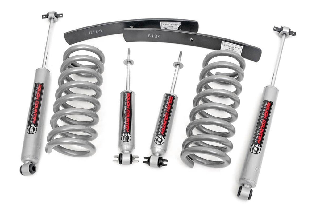 Rear and front lift kit components for 2WD S15 Jimmy and Chevy GMC S10