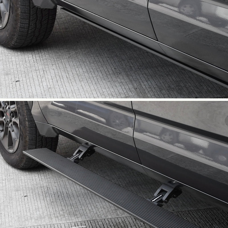 Go Rhino Toyota Tundra CrewMax Cab 4dr E-BOARD E1 Electric Running Board Kit - Tex. Blk