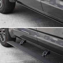 Load image into Gallery viewer, Go Rhino Toyota Tundra CrewMax Cab 4dr E-BOARD E1 Electric Running Board Kit - Tex. Blk