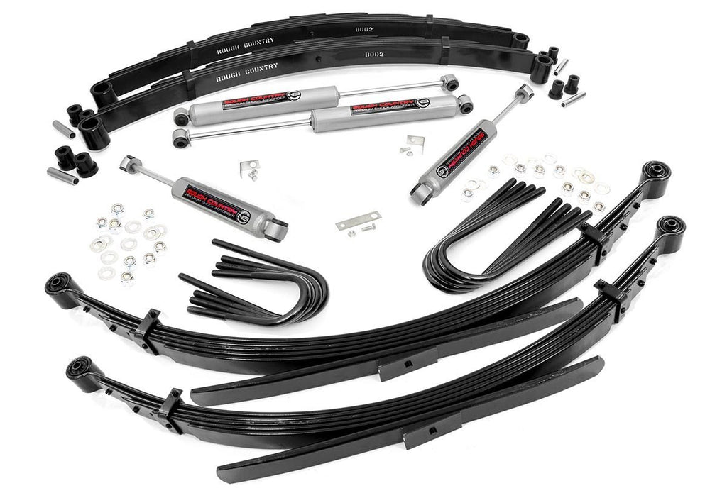2 Inch Lift Kit - 56 Inch RR Springs - Chevy GMC 3 4-Ton Suburban (88-91)
