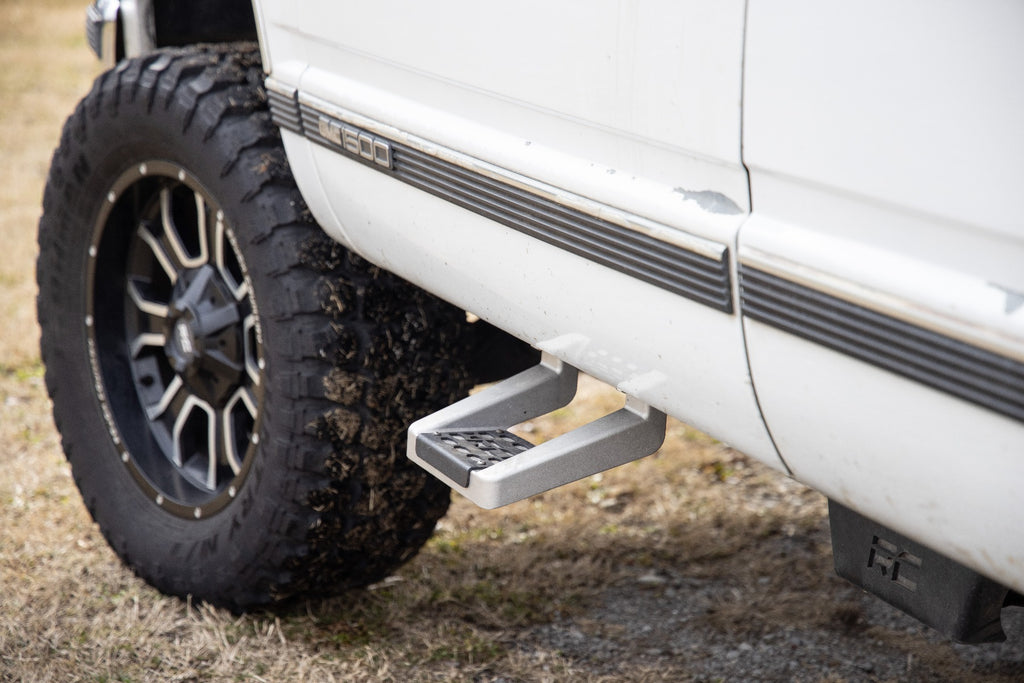 Rough Country Single Hoop Step - Universal - Alum - Pair