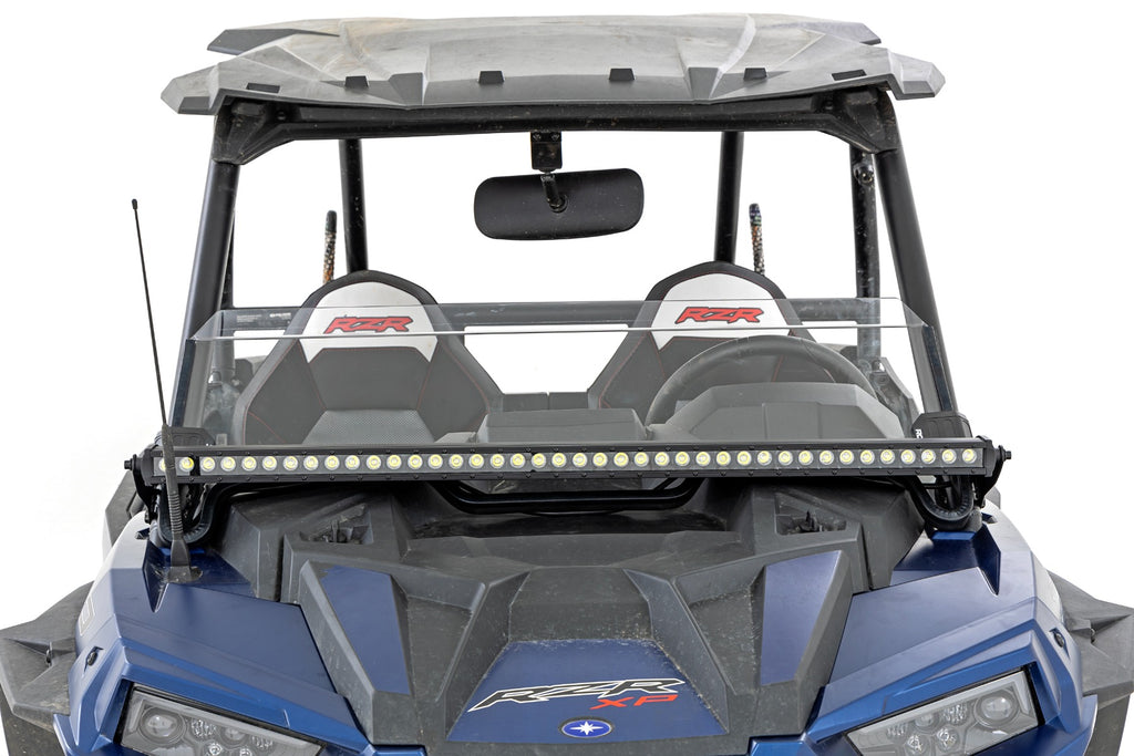 LED Light Kit - Front Mount - 40 In. Black Single Row - Polaris RZR XP 1000