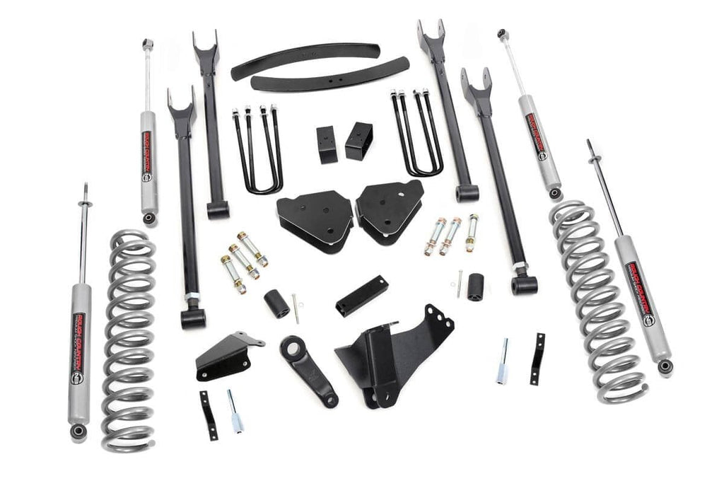 6 Inch Lift Kit - Gas - 4-Link - No OVLDS - Ford F-250/F-350 Super Duty (05-07)