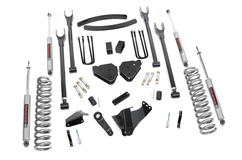 6 Inch Lift Kit - Diesel - 4 Link - No OVLDS - Ford F-250/F-350 Super Duty (05-07)
