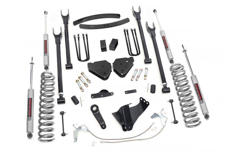 6 Inch Lift Kit - Gas - 4 Link - Ford F-250/F-350 Super Duty 4WD (2008-2010)