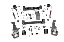 Load image into Gallery viewer, Contents of the 4-inch lift kit for Ram 1500 4WD &amp; Classic, including front and rear parts