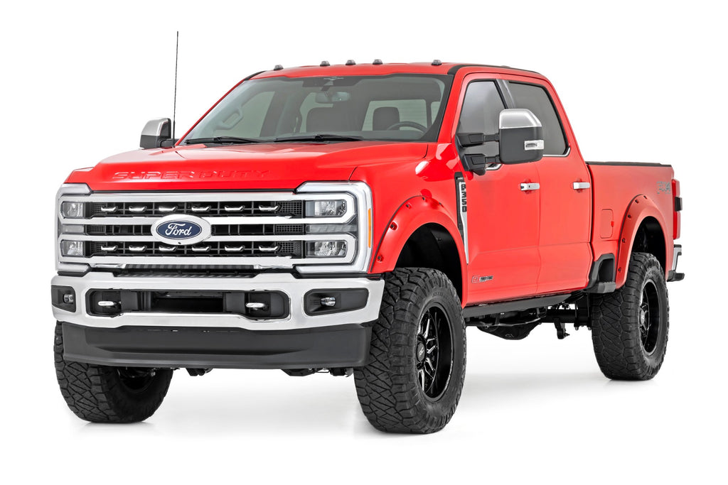 Pocket Fender Flares - 2023 Ford Super Duty - Gloss Black