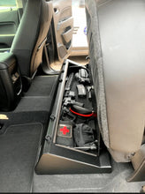 Load image into Gallery viewer, Lockable gun safe compartment under the seat of a 2015-2024 Chevrolet Colorado