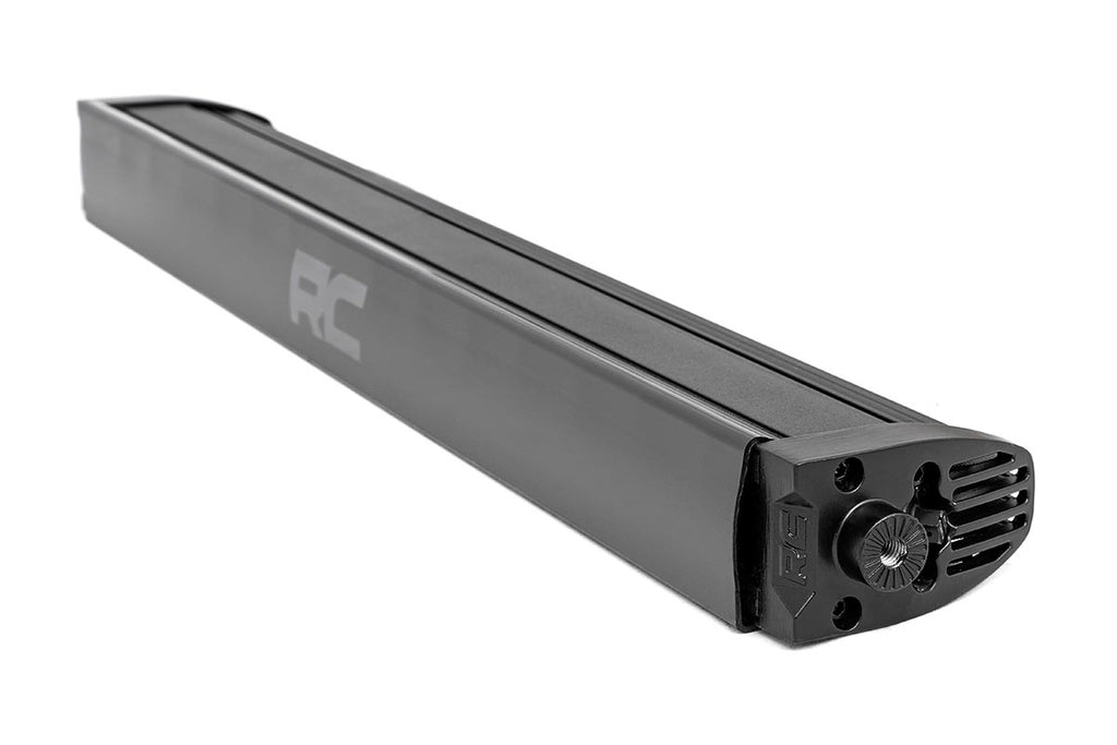Rough Country - Black Series LED Light Bar - Amber DRL - 20 Inch - Single Row - 70720BLDRLA