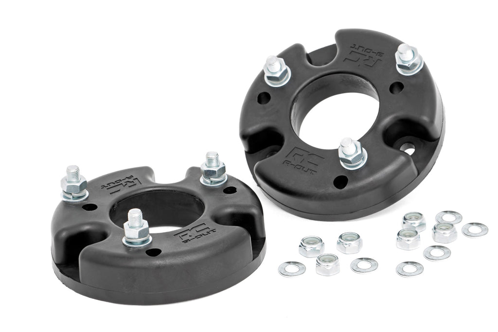 Leveling kit components including spacers and hardware for 2022 Ford F-150 Lightning 4WD