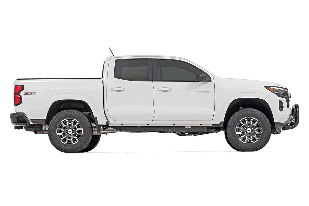 Lifted 2023 Chevy Colorado 4WD with 2-inch Rough Country lift kit installed