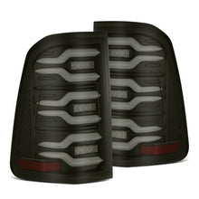Load image into Gallery viewer, AlphaRex 19+ Dodge Ram 1500 Luxx-Series LED Tail Lights Black w/Activ Light/Seq Signal