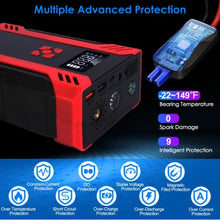 Load image into Gallery viewer, 2000A Portable Jump Starter &amp; Air Compressor Heavy-Duty Battery Booster for 12V Trucks, Cars, and SUVs