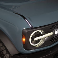 Load image into Gallery viewer, Putco 22-24 Ford Bronco Luminix DRL LED Light Hood Limb Riser (Factory Hood Side Hinge Replacments)
