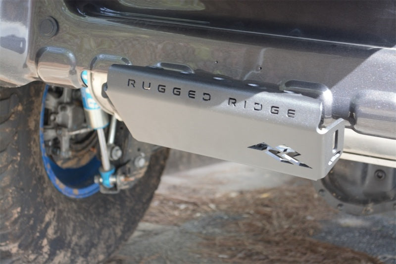 Rugged Ridge Jeep Wrangler JK/JKU/JL/JLU & Gladiator Hitch Skid Plate 2in. Rec - Tex Blk