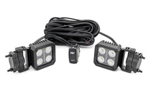 Load image into Gallery viewer, Rough Country - Black Series LED Light Pair - 2 Inch - Flood - Swivel Mount - 70802