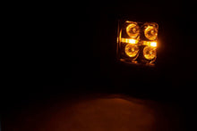 Load image into Gallery viewer, 2in_cube_black_amber_drl_on__1.jpg