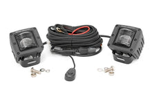 Load image into Gallery viewer, Rough Country - Black Series LED Light Pair- 2 Inch - SAE Fog - 70907