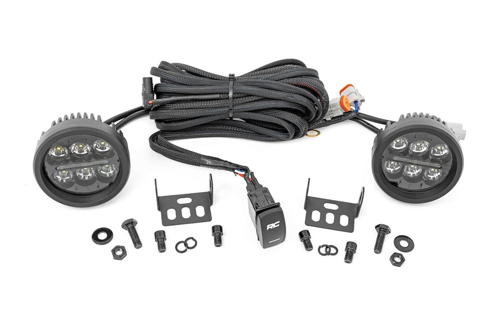 Black Series Round LED Light