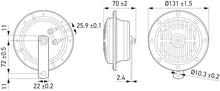 Load image into Gallery viewer, Hella Supertone Horn Kit 12V 310/380HZ HTone Black
