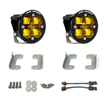 Load image into Gallery viewer, Baja Designs 07-09 Wrangler JK w/OE Bumper Squadron R SAE Fog Pocket Kit - Amber