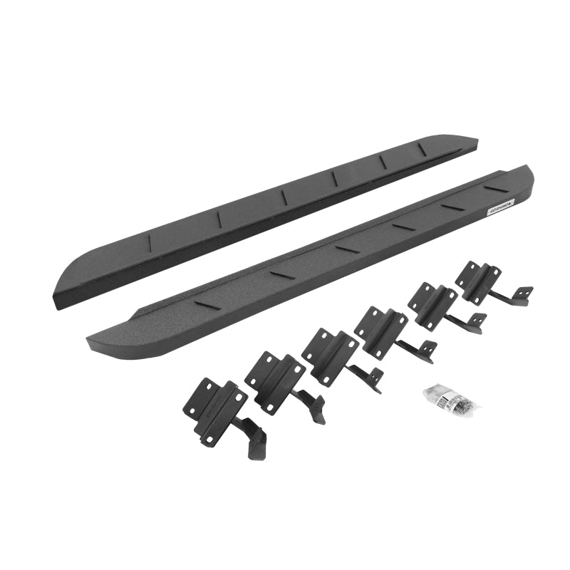 Go Rhino Ford F-250/F-350 Reg Cab 2DR RB10 Slim Running Boards Kit (w/Brackets) - Bedliner Ct