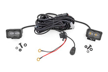 Load image into Gallery viewer, Rough Country - 3x1.75 Inch Black Series LED Slim Aux -  SAE Fog -  Pair - 70910