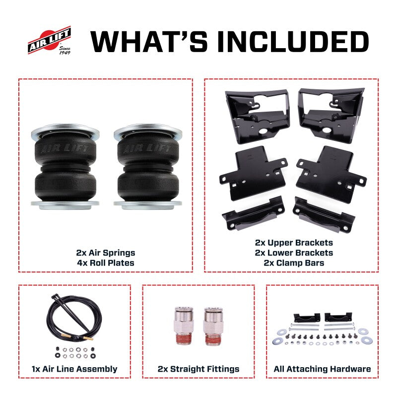 Air Lift LoadLifter 5000 Air Spring Kit for 23-25 Toyota Seqouia 4WD
