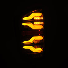 Load image into Gallery viewer, AlphaRex 16+ Toyota Tacoma LUXX LED Taillights Alpha Blk w/Activ Light/Seq Signal