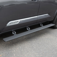 Load image into Gallery viewer, Go Rhino Toyota Sequoia Sport Utility (Ex. Hybrid) E1 Electric Running Board Kit - Text. Black